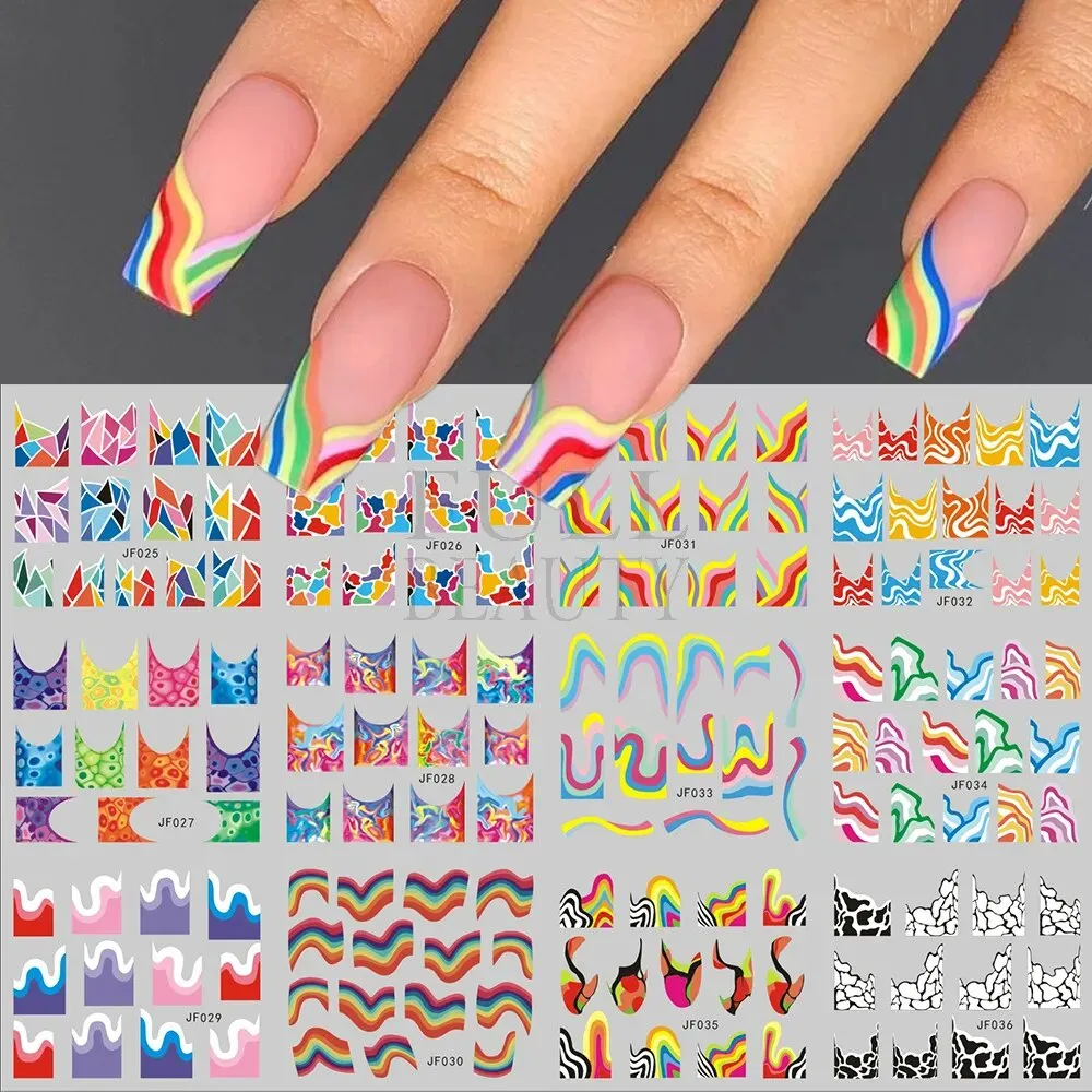12pcs Valentines Manicure Love Letter Flower Sliders for Nails Inscriptions Nail Art Decoration Water Sticker Tips GLBN1489-1500