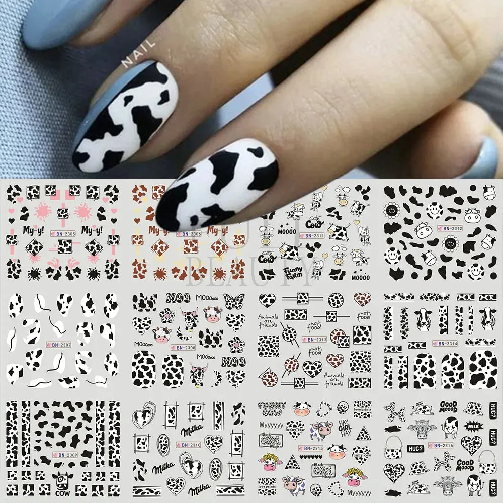 12pcs Valentines Manicure Love Letter Flower Sliders for Nails Inscriptions Nail Art Decoration Water Sticker Tips GLBN1489-1500