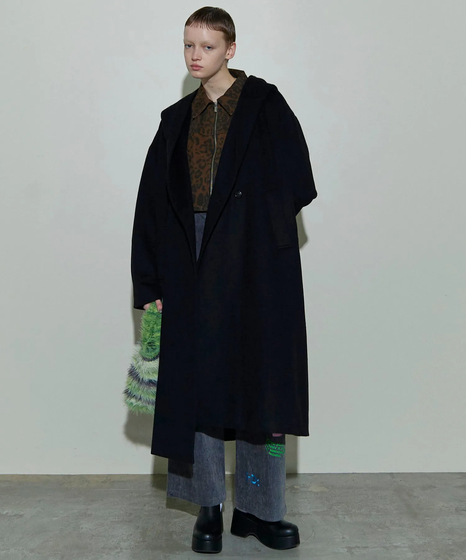 【24AUTUMN PRE-ORDER】Cashmere Beaver Processing Hood Coat