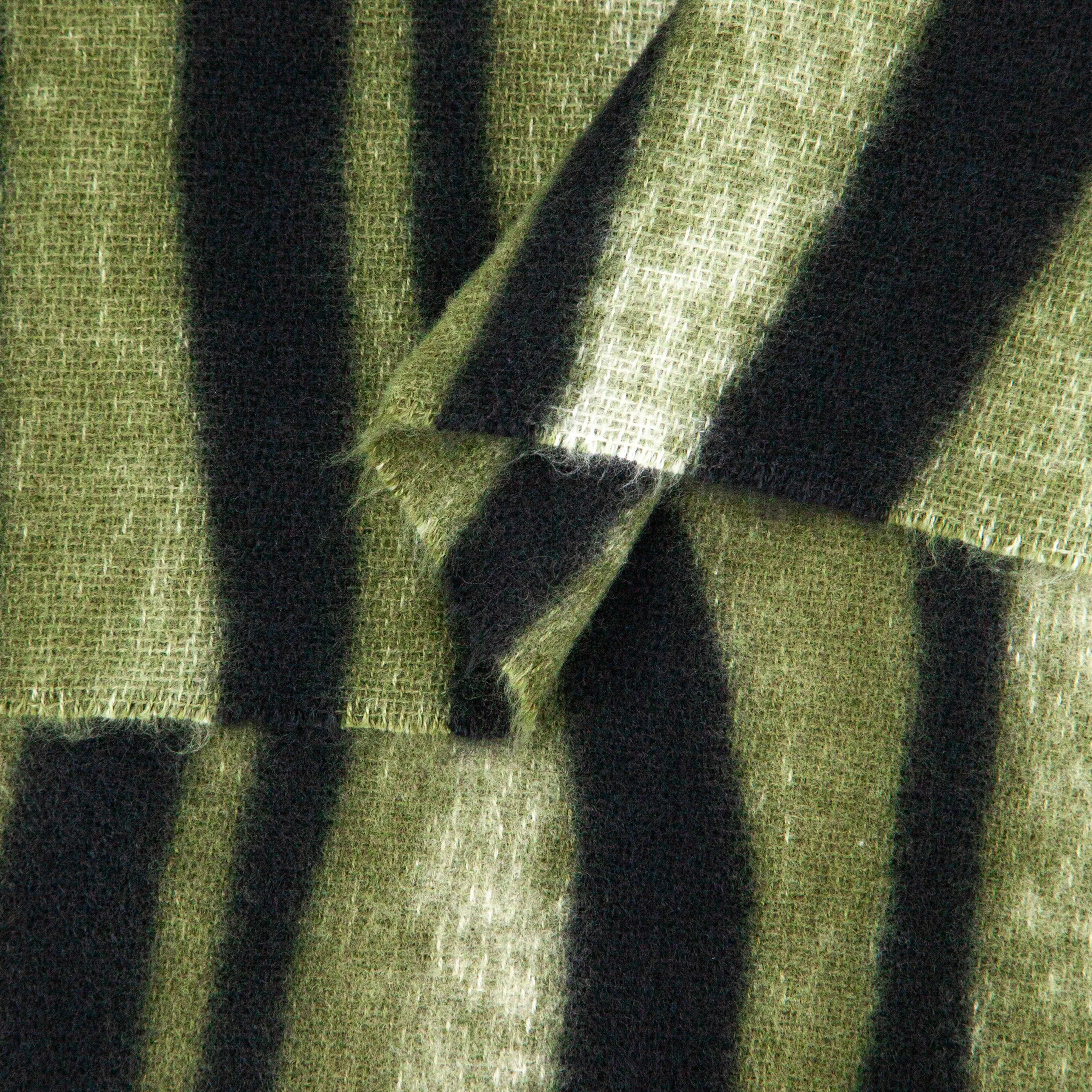 Ainslie Lightweight Scarf - Green, Zebra