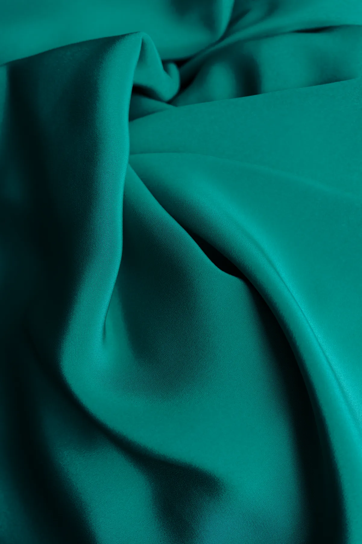 ALOCASIA TEAL SILK SLIP DRESS