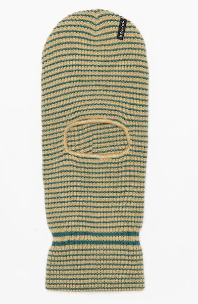 Autumn Stripe Balaclava  in Khaki 2024