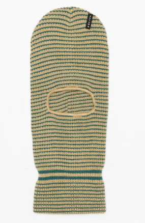 Autumn Stripe Balaclava  in Khaki 2024