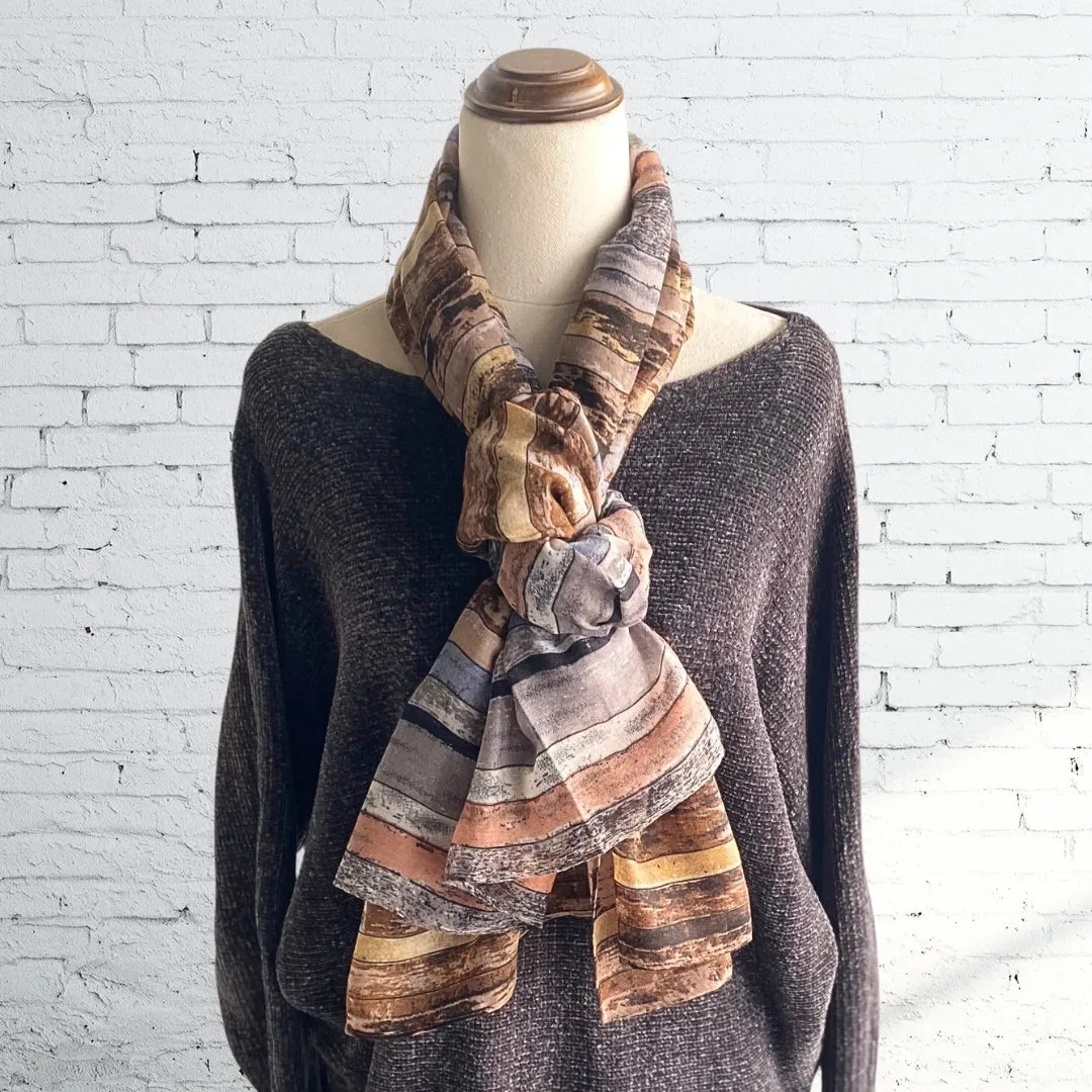 Autumn Stripe Multicolour Scarf
