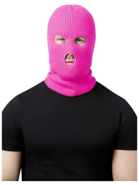 Balaclava Ski Mask, Neon Pink WHOLESALE