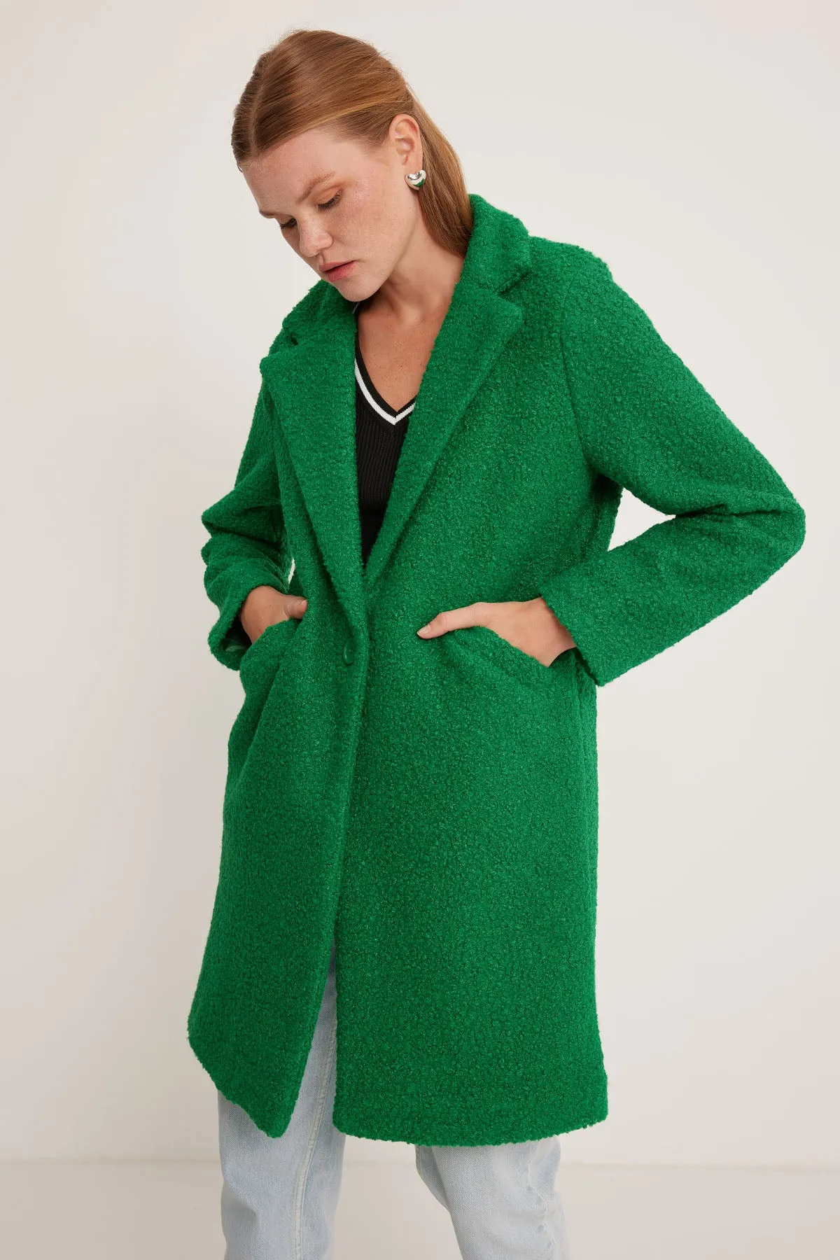 BGD Women Oversized Coat - Green - Avondale