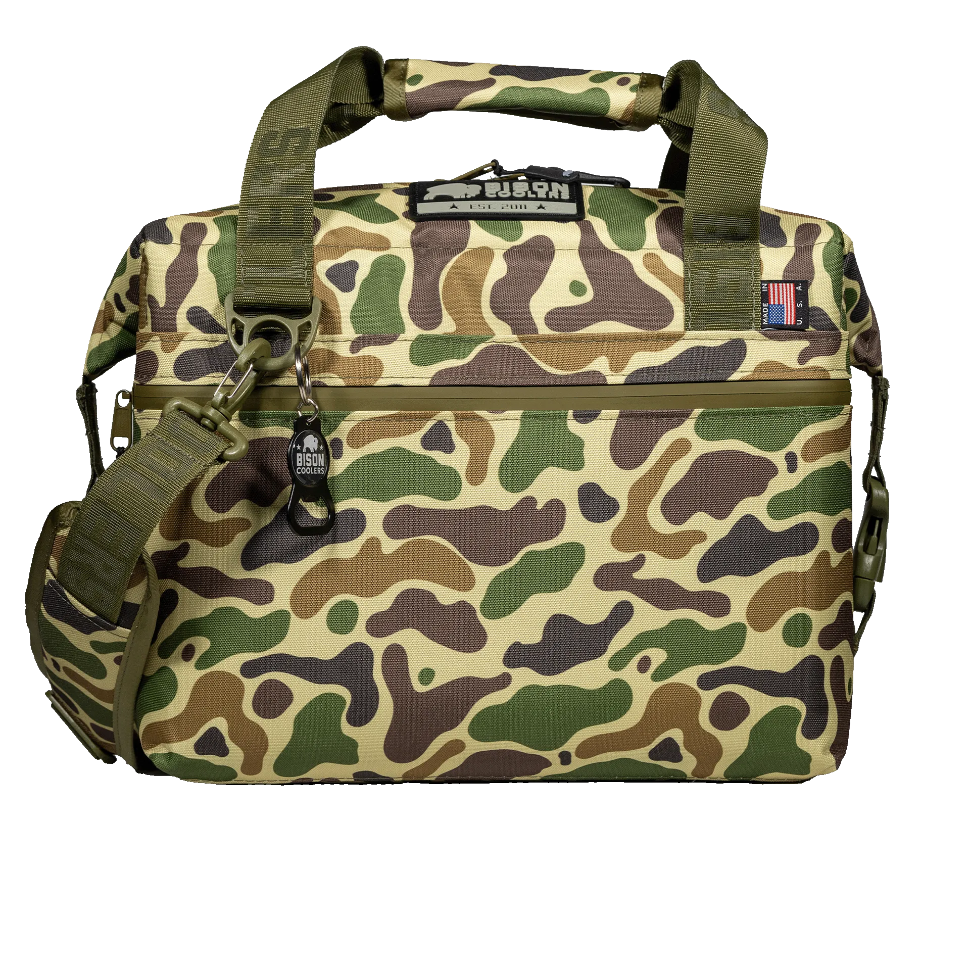 Bison 12 Can - Duck Camo SoftPak Cooler