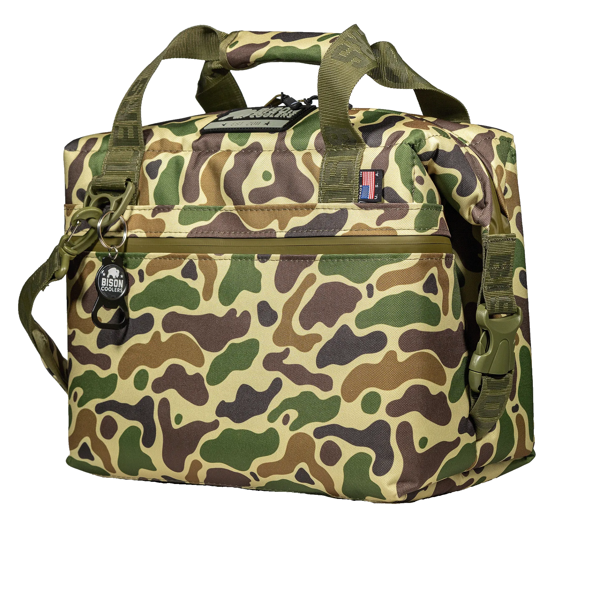 Bison 12 Can - Duck Camo SoftPak Cooler