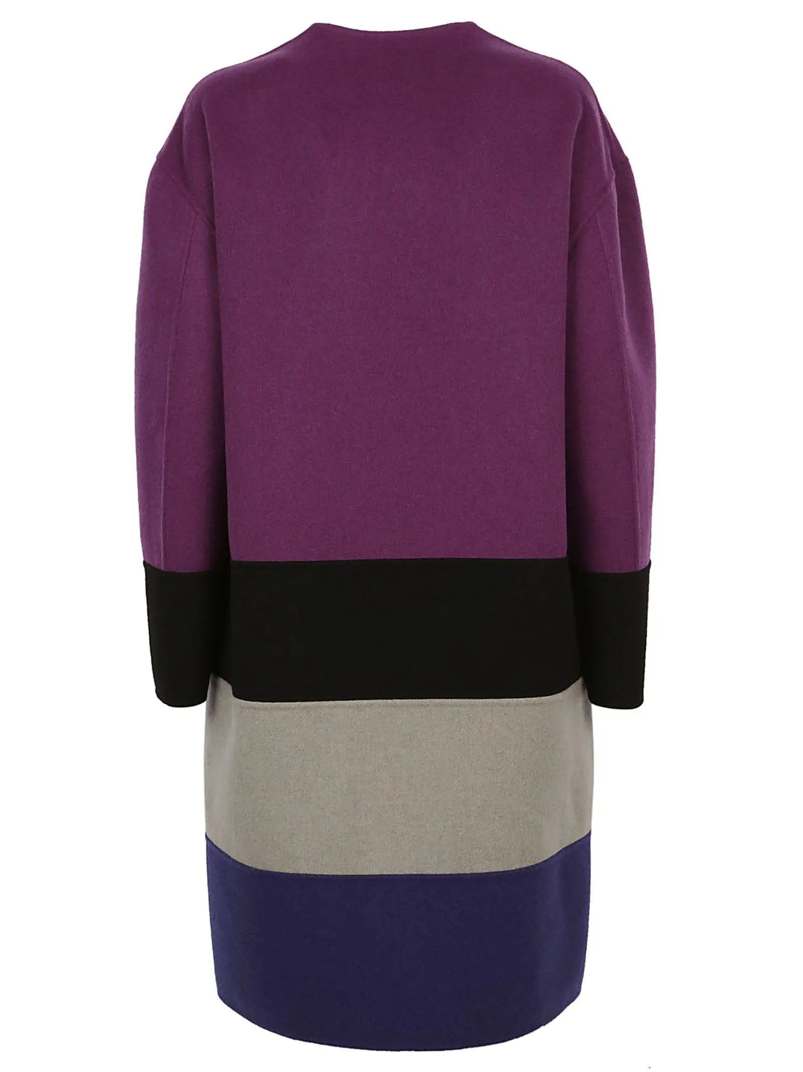 Bottega Veneta Colour Block Reversible Cashmere Coat