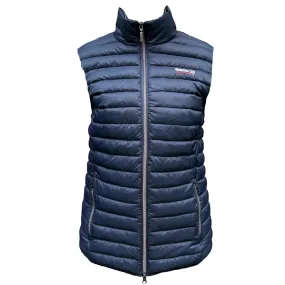 Breeze Up ‘Laffitte’ Padded Gilet  - Navy Grey Junior