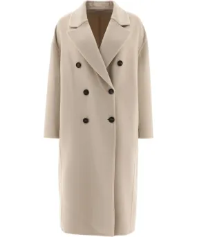 Brunello Cucinelli Double-Breasted Oversized Coat