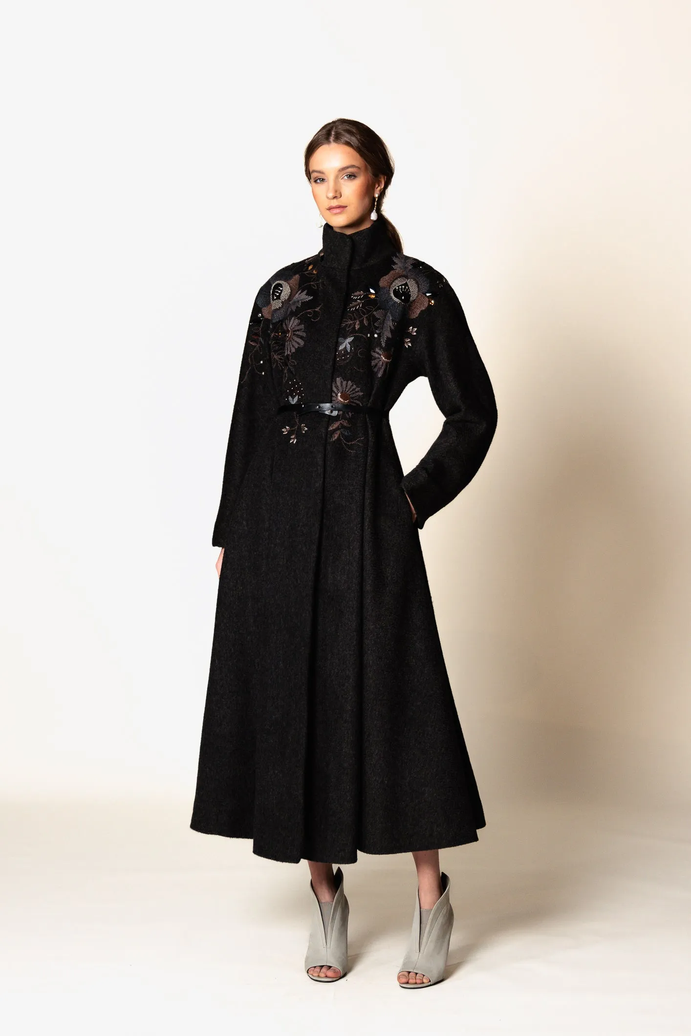 Coat "LIBERTY MAXI" / Cashmere & Camel