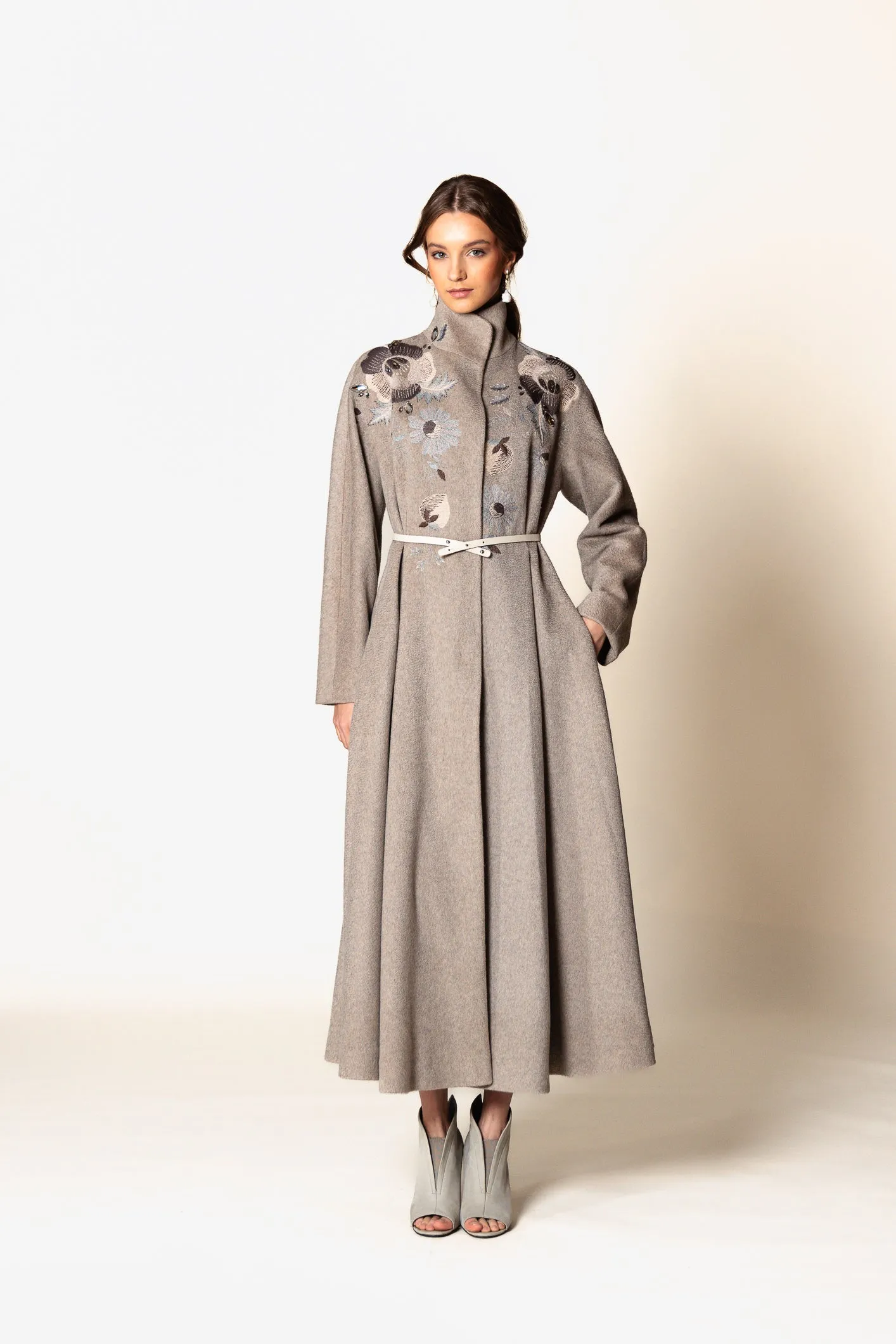 Coat "LIBERTY MAXI" / Cashmere & Camel