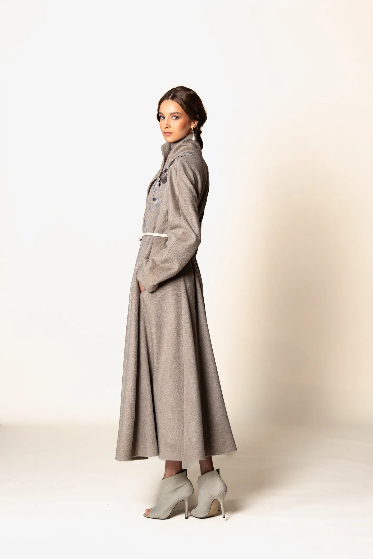Coat "LIBERTY MAXI" / Cashmere & Camel