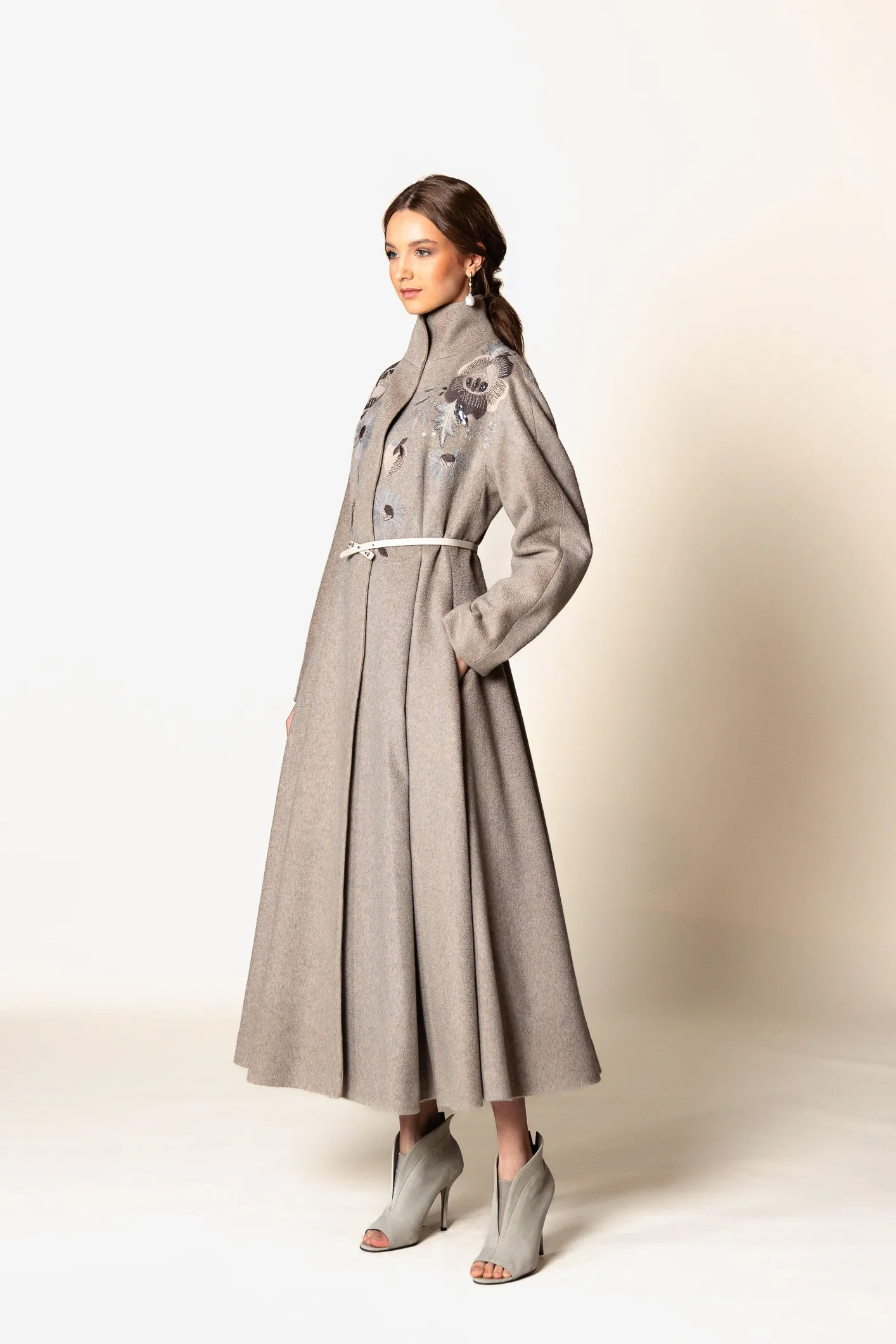 Coat "LIBERTY MAXI" / Cashmere & Camel