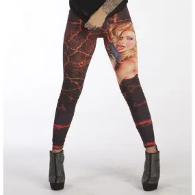 Evil Gun Girl Tights 1