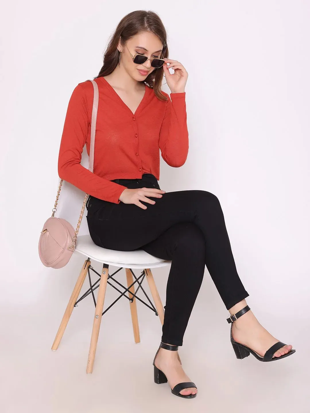 Flawless Women Club Rust Top