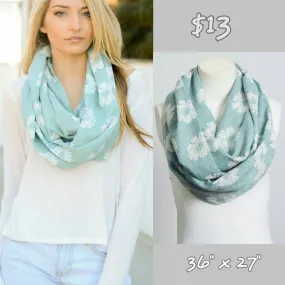 Flower Infinity Scarf