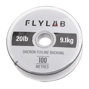Flylab Dacron Backing 20lb 100yd - Black