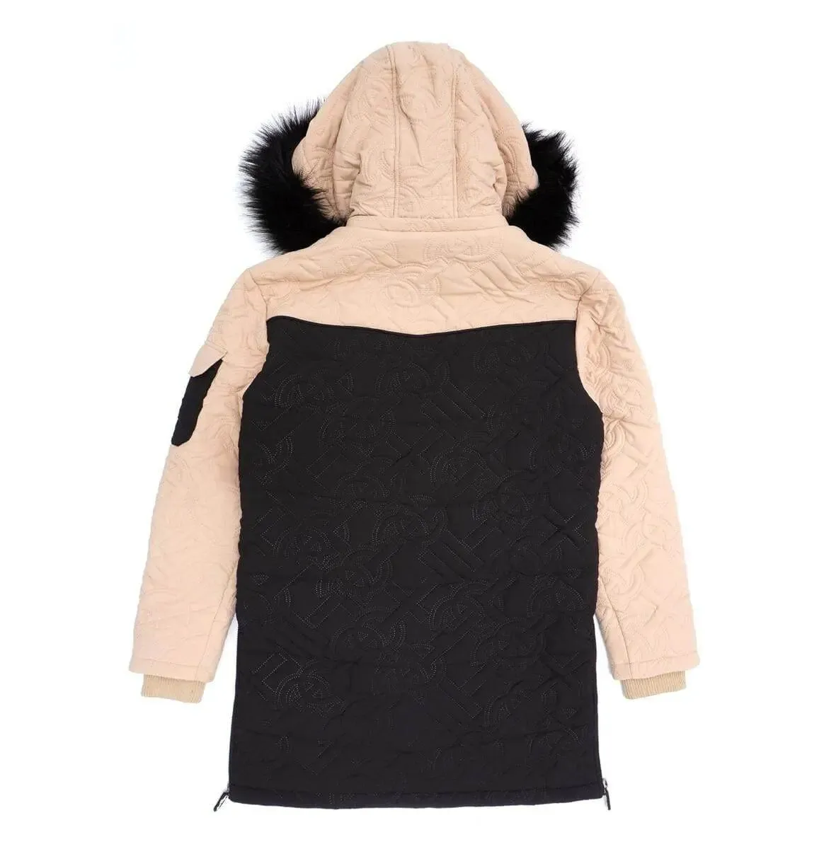 Frost Apollo Long Quilted Jacket - Black