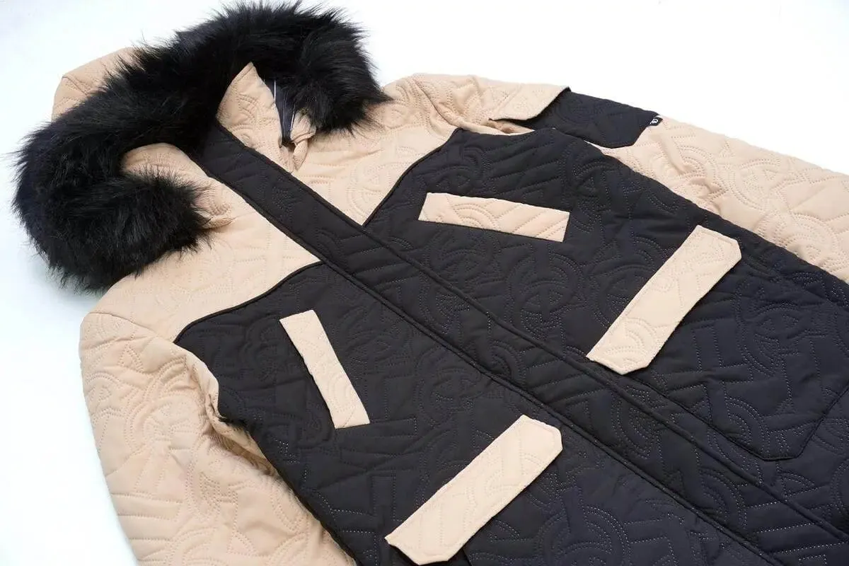 Frost Apollo Long Quilted Jacket - Black