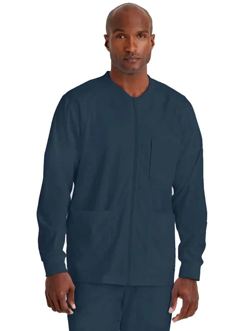 Grey's Anatomy Stretch™ by Barco React 5-Pocket Crewneck Warmup Scrub Jacket Tall