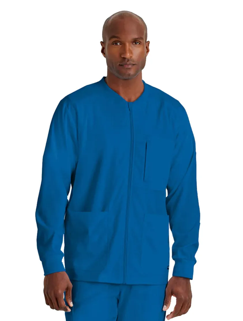 Grey's Anatomy Stretch™ by Barco React 5-Pocket Crewneck Warmup Scrub Jacket Tall