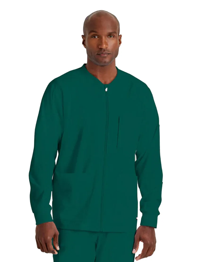 Grey's Anatomy Stretch™ by Barco React 5-Pocket Crewneck Warmup Scrub Jacket Tall