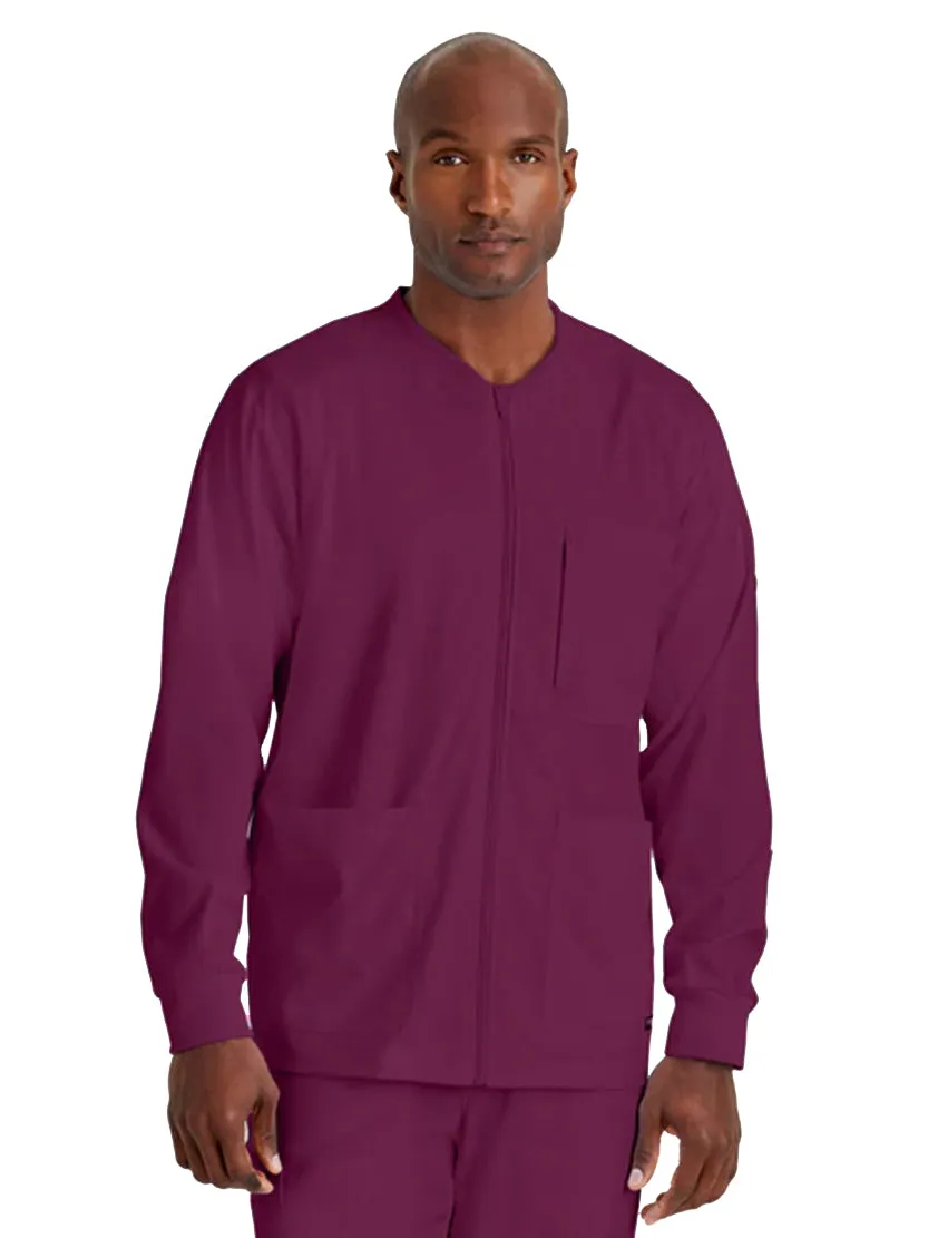 Grey's Anatomy Stretch™ by Barco React 5-Pocket Crewneck Warmup Scrub Jacket Tall