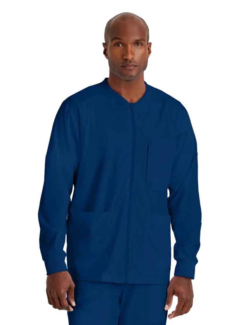 Grey's Anatomy Stretch™ by Barco React 5-Pocket Crewneck Warmup Scrub Jacket Tall