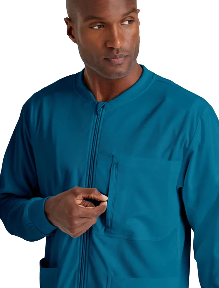 Grey's Anatomy Stretch™ by Barco React 5-Pocket Crewneck Warmup Scrub Jacket Tall