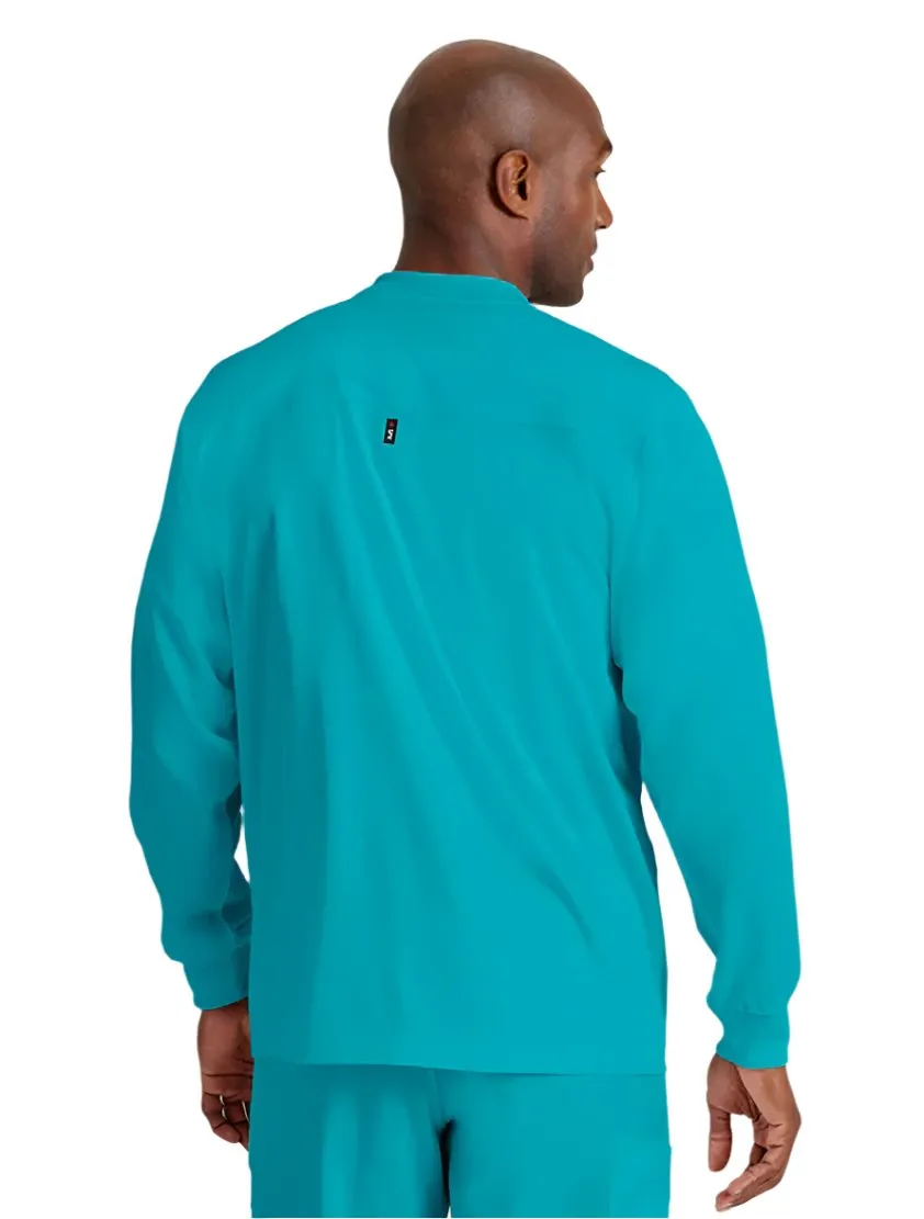 Grey's Anatomy Stretch™ by Barco React 5-Pocket Crewneck Warmup Scrub Jacket Tall