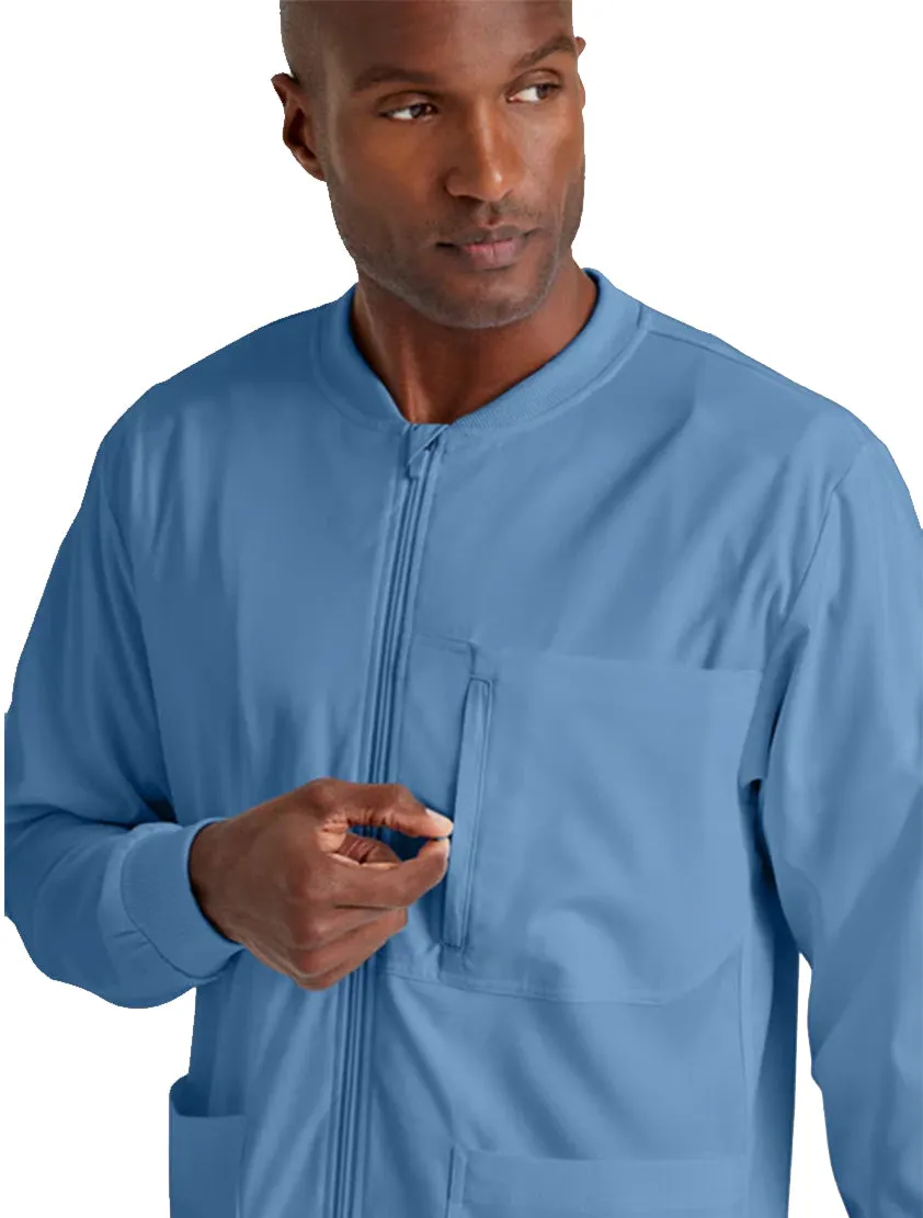 Grey's Anatomy Stretch™ by Barco React 5-Pocket Crewneck Warmup Scrub Jacket Tall