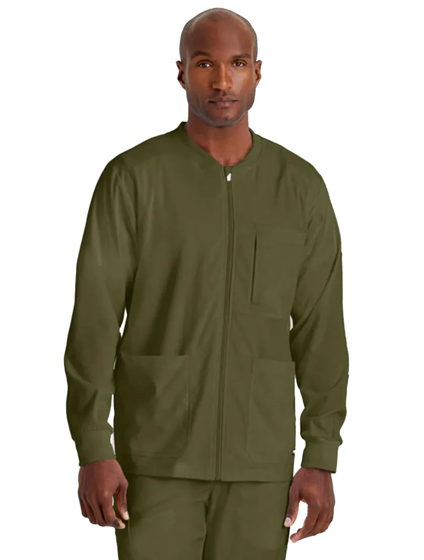 Grey's Anatomy Stretch™ by Barco React 5-Pocket Crewneck Warmup Scrub Jacket Tall