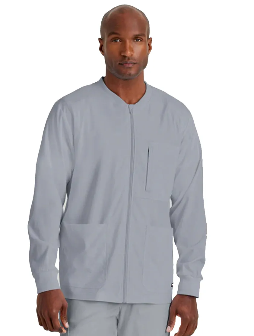 Grey's Anatomy Stretch™ by Barco React 5-Pocket Crewneck Warmup Scrub Jacket Tall