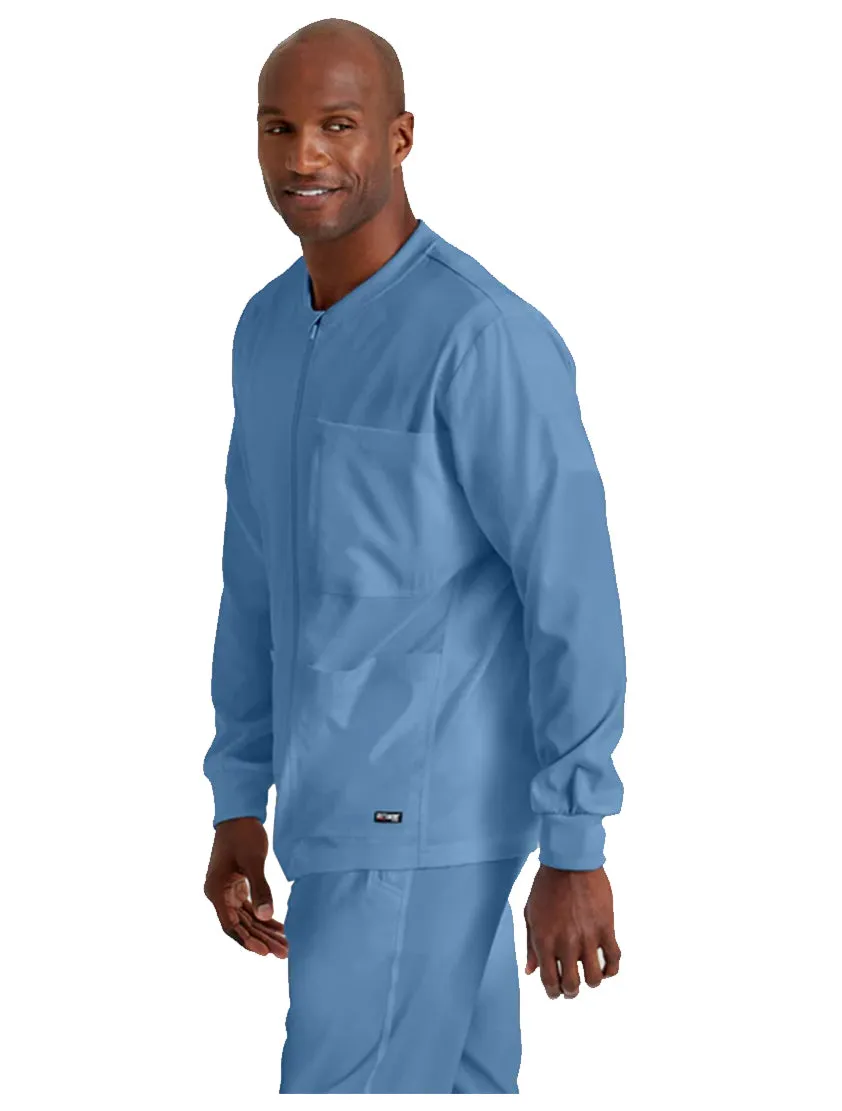 Grey's Anatomy Stretch™ by Barco React 5-Pocket Crewneck Warmup Scrub Jacket Tall