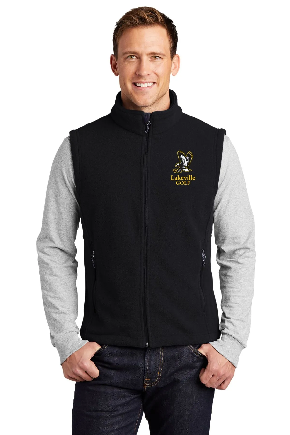 Lakeville Golf Fleece Full Zip Vest