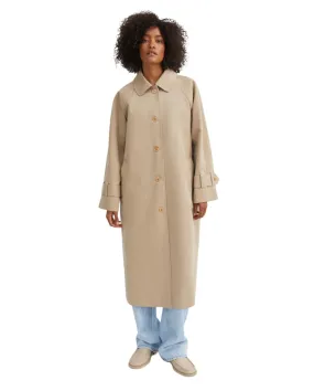 Macy Clay Sand Midi Coat