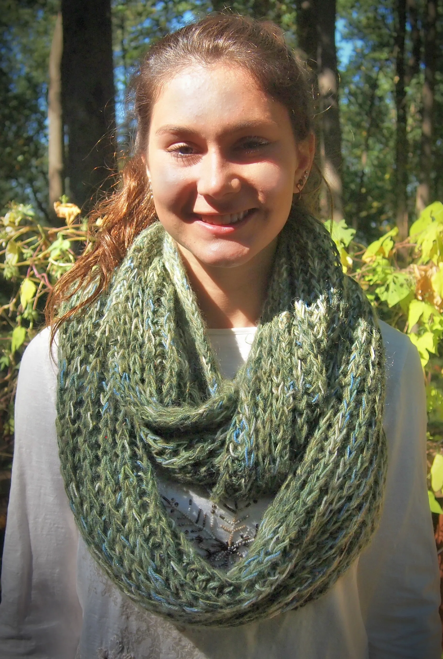 Mountain Springs Infinity Cowl  - Designed by Stephanie Boozer
