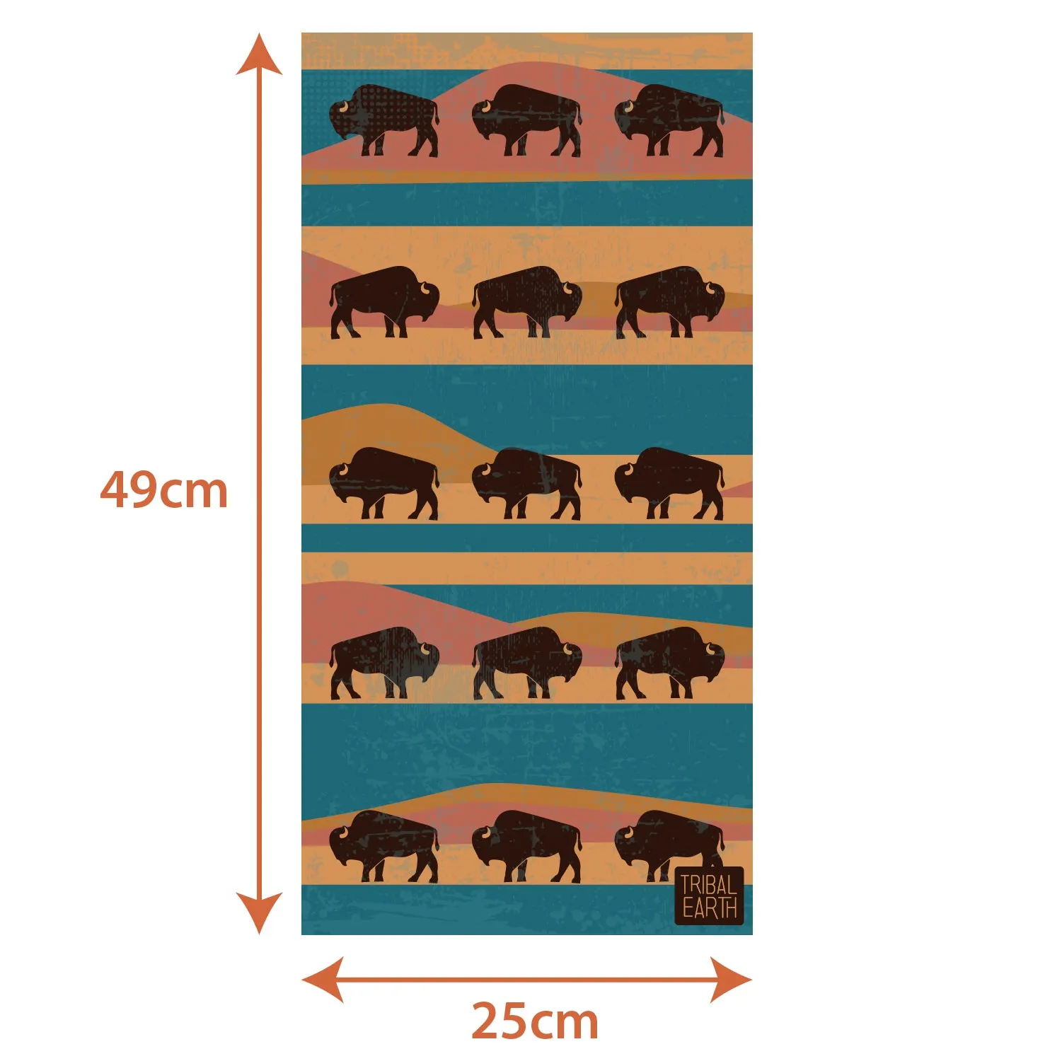 MULTI SCARF | FACE MASK | BANDANA | HEAD BAND - BISON