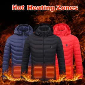 New Heated Coat USB Electric Jacket