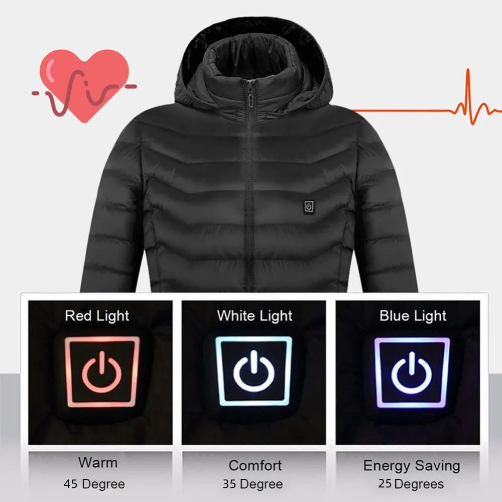 New Heated Coat USB Electric Jacket