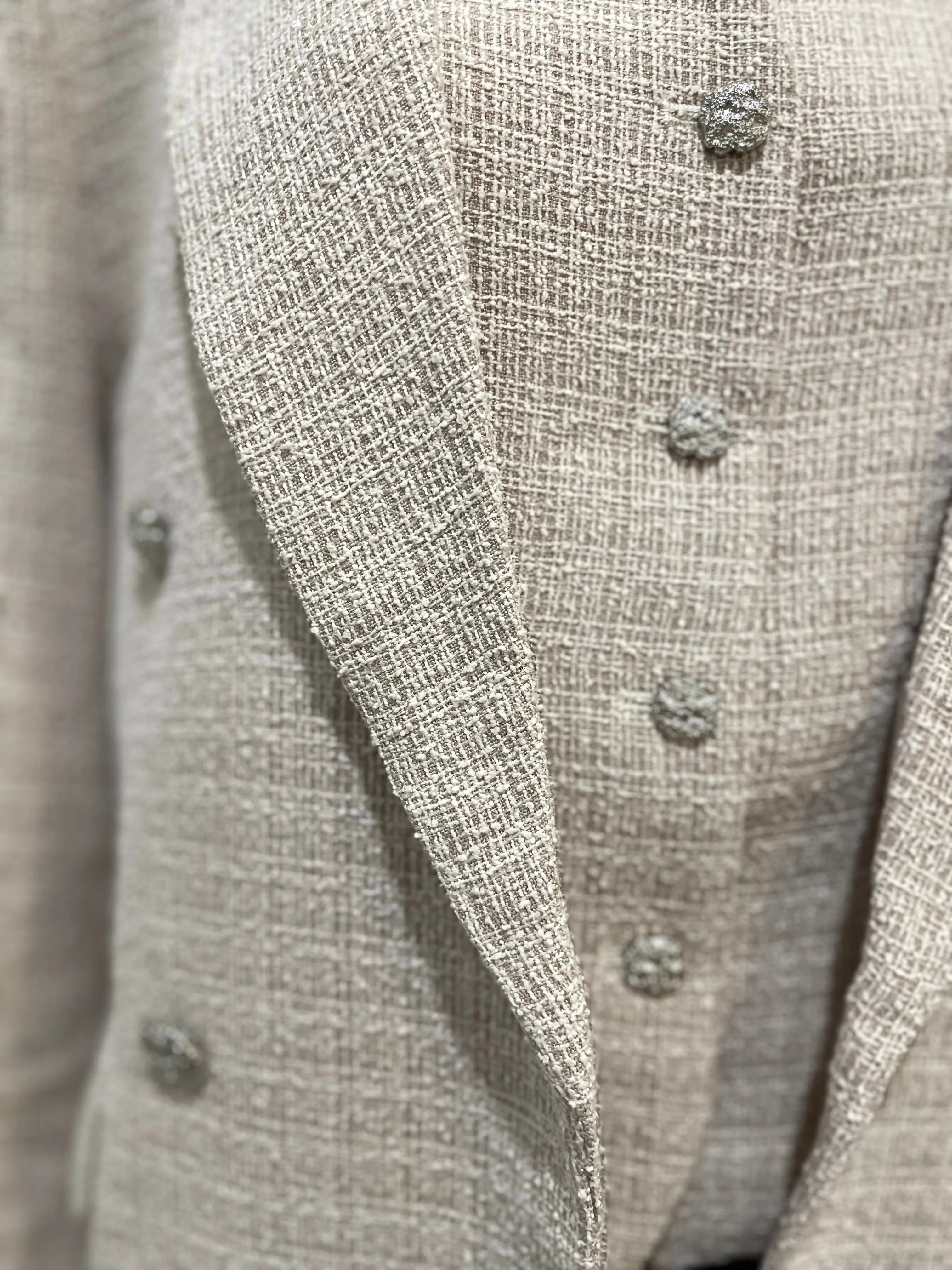 Overcoat 2pc Set Beige