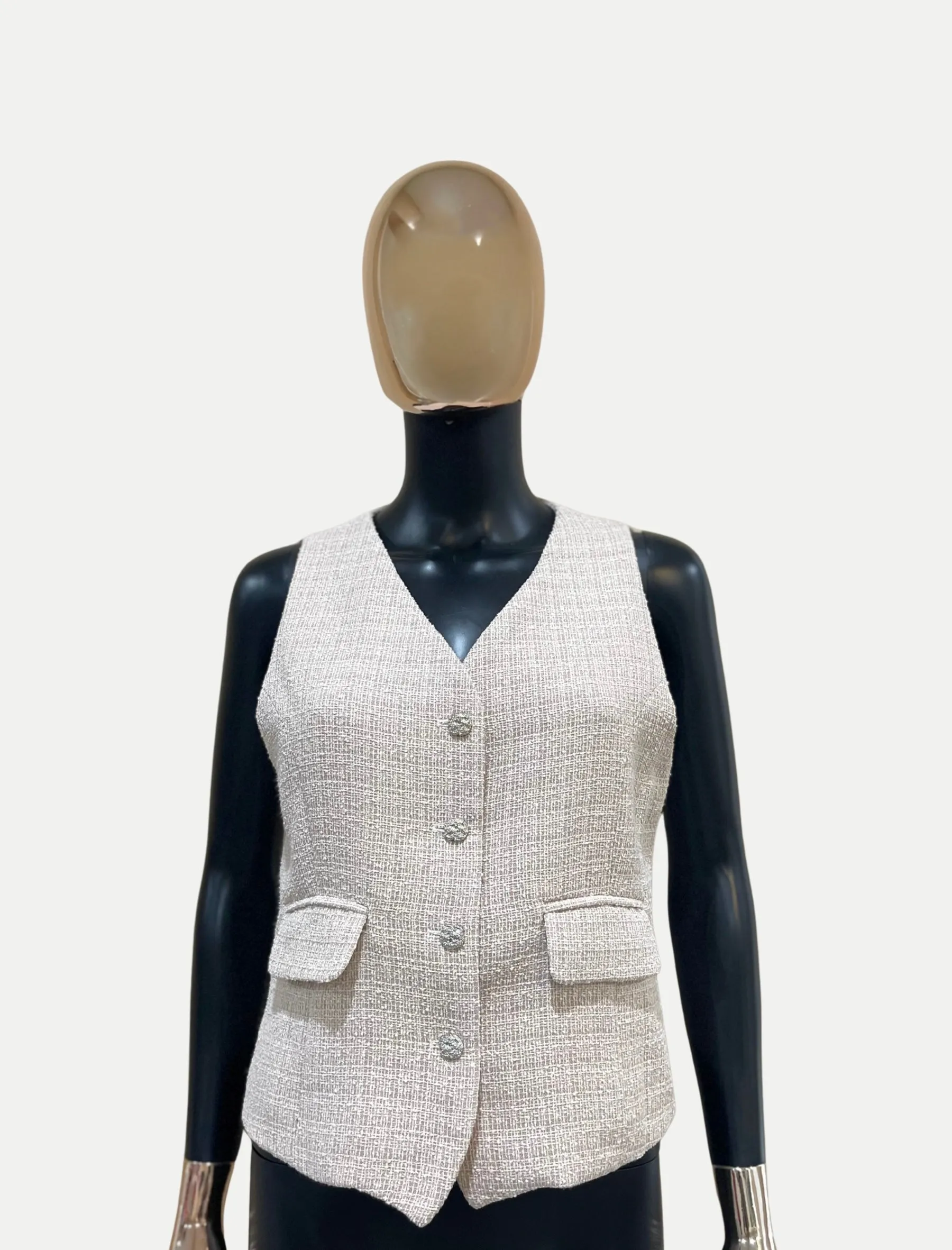 Overcoat 2pc Set Beige
