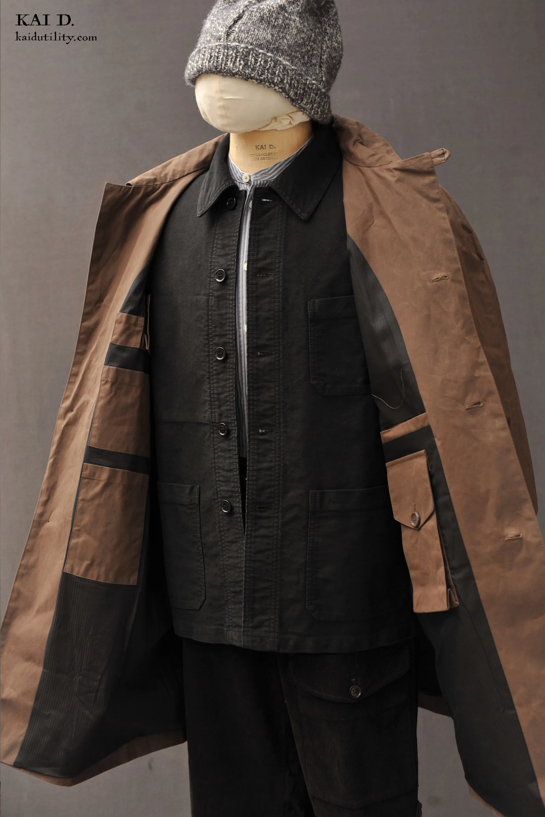 Oversized Camera Coat - Wax Cotton - M (Oversized) (NO RETURN)