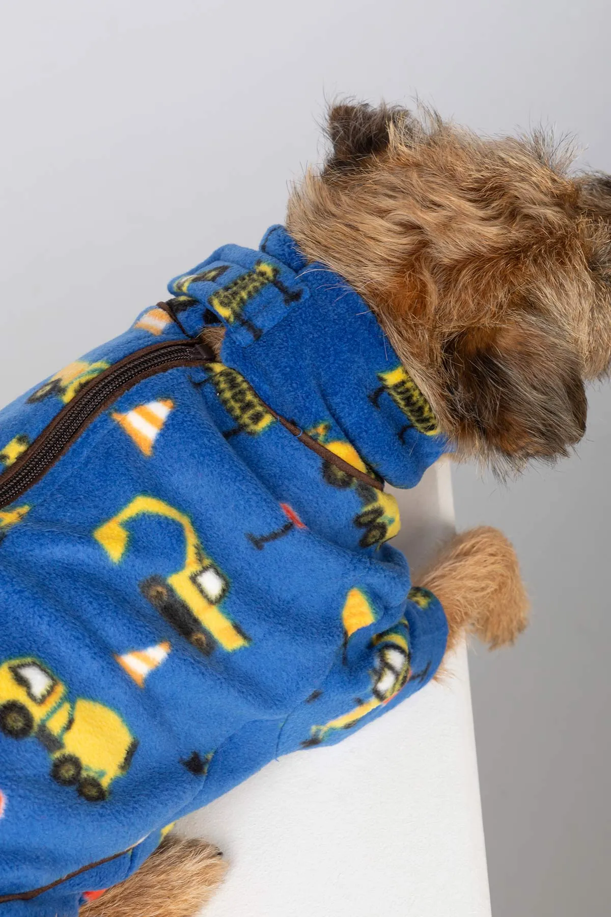 Patterned Fleece Dog Jumper - Yapham