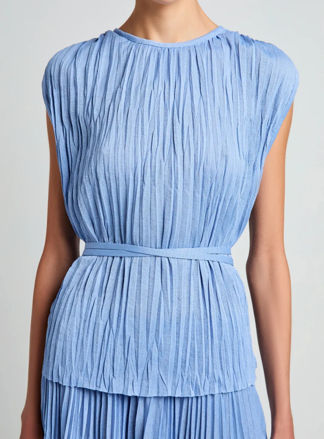 Proenza Schouler Lyra Top in Pleated Jersey