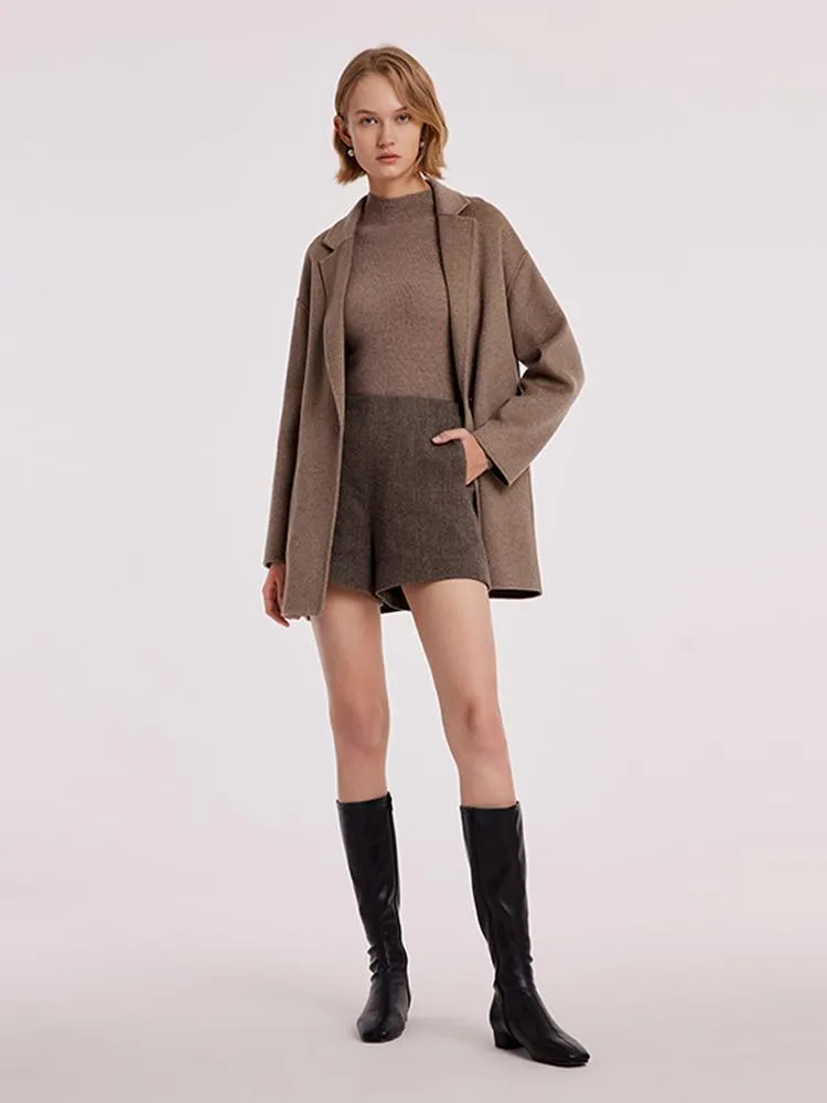 Pure Cashmere Mid-Length Coat