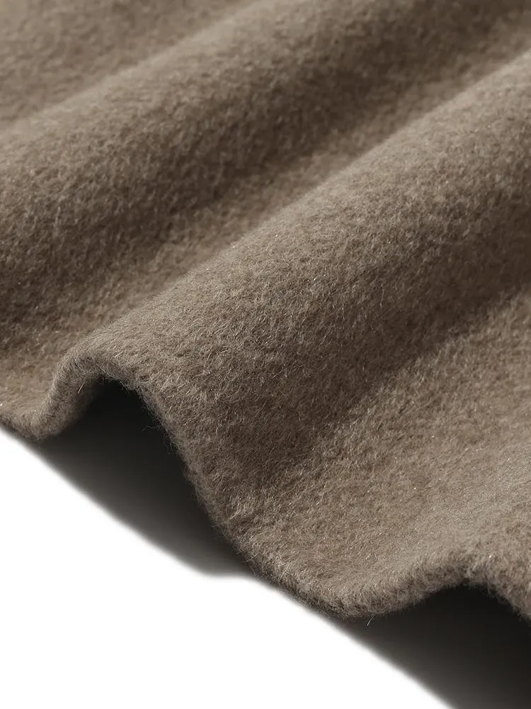 Pure Cashmere Mid-Length Coat