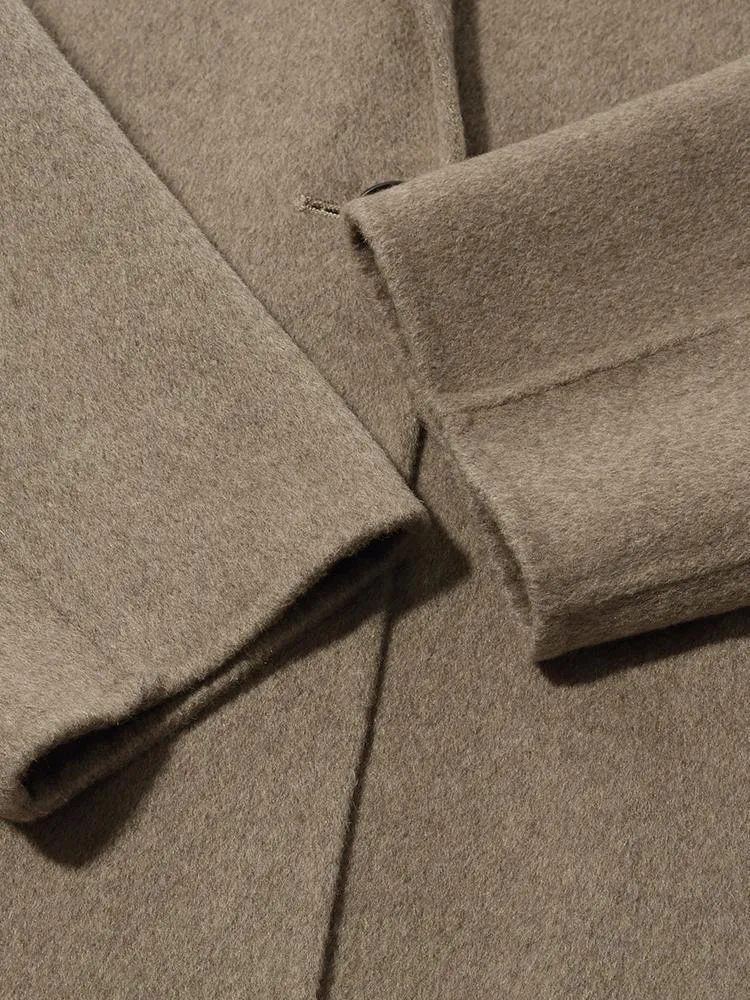 Pure Cashmere Mid-Length Coat